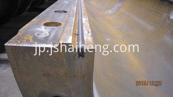 T sharp mould inner surface